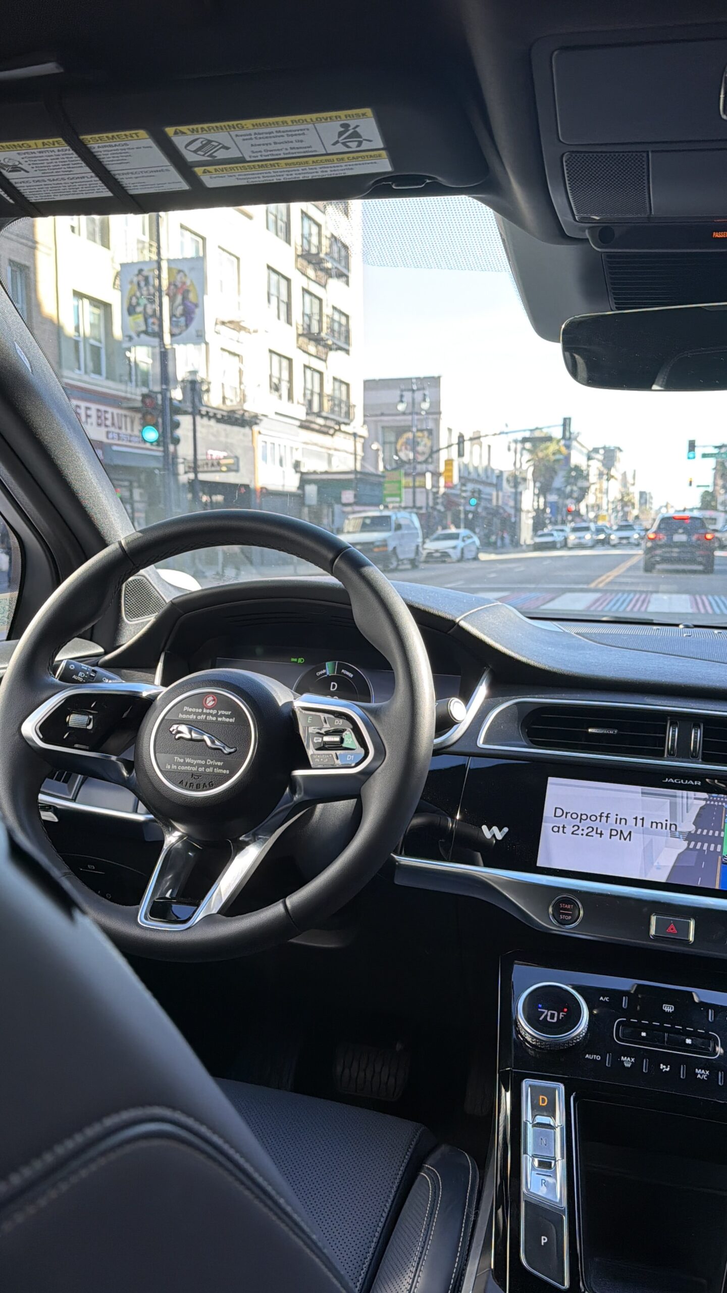 Waymo självkörande bil i San Francisco